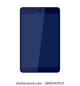tablet device technology on white background vector illustration design
