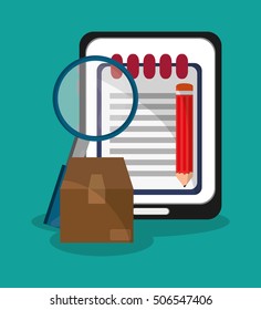 Tablet and digital marketing design