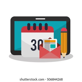 Tablet and digital marketing design