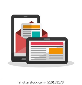 Tablet and digital marketing design