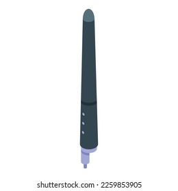 Tablet digital pen icon isometric vector. Stylus sign. Pencil pad