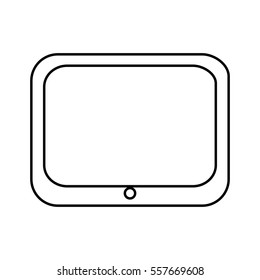 tablet electronic device icon vector illustration design