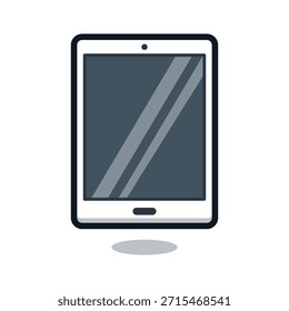 Ilustración de dibujos animados de gadgets Electrónicas de tableta.
