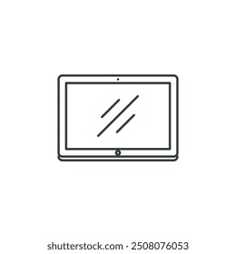Tableta, electrónica, electrodomésticos, tecnología, ícono de gadget, Ilustración vectorial