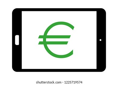 tablet - euro sign