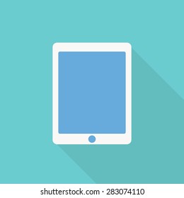 tablet flat design , icon