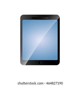 tablet gadget device technology icon. Isolated and flat illustration. Vector graphic
