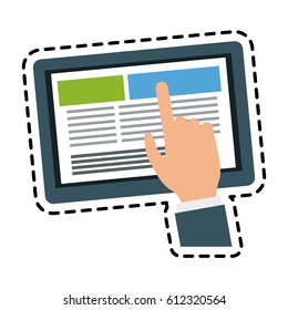 tablet gadget icon image 