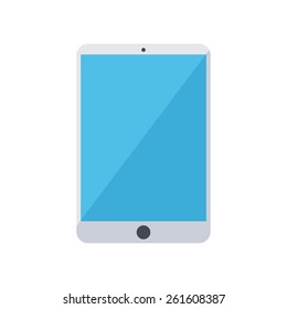 Tablet gadget. Isolated icon pictogram. Eps 10 vector illustration.