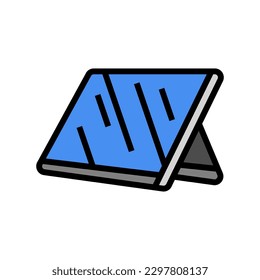 vector de icono de color de juegos de tablet. signo de juegos de tablet. ilustración de símbolo aislado