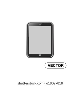 Tablet with glossy highlight, icon