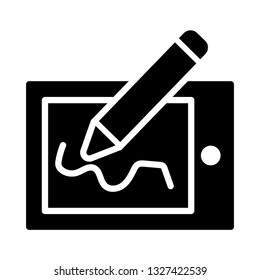 tablet glyph icon