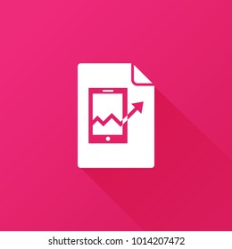 tablet graphic bar icon