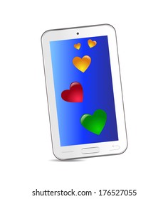 Tablet and hearts