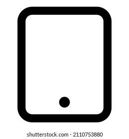 tablet icon with black color