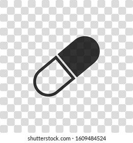 tablet icon. Black symbol on transparency grid