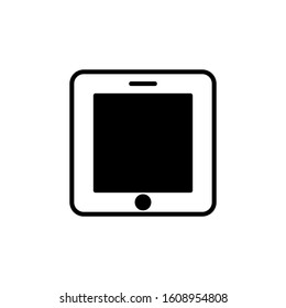 tablet icon black and white