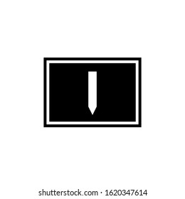 tablet icon black and white