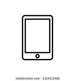 	
Tablet icon design. Black and white vector illustration tablet for web banner and mobile web. Tablet icon for landing page