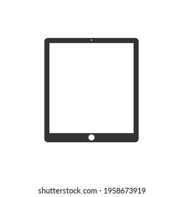 tablet icon design. simple  flat icon tablet design.