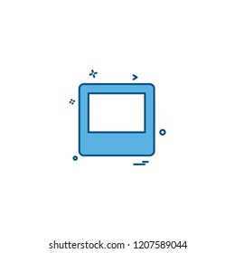 Tablet icon design vector 