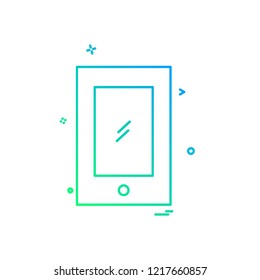 Tablet icon design vector