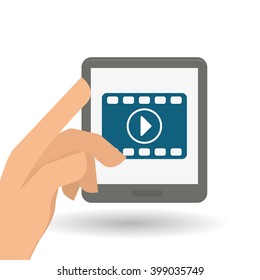 tablet icon design, vector illustration
