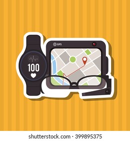 Tablet icon design, vector illustration