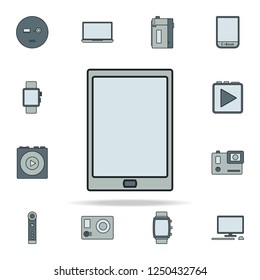 the tablet icon. Devices icons universal set for web and mobile