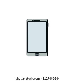 the tablet icon. Element of technology icon for mobile concept and web apps. Field outline the tablet icon can be used for web and mobile. Premium icon