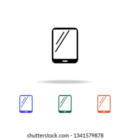the tablet icon. Elements of simple web icon in multi color. Premium quality graphic design icon. Simple icon for websites, web design, mobile app, info graphics