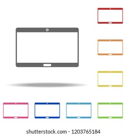 the tablet icon. Elements of web in multi color style icons. Simple icon for websites, web design, mobile app, info graphics