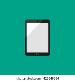 Tablet icon. Flat tablet illustration.