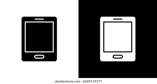Tablet icon Isolated flat vector in outline