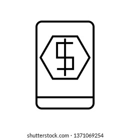 tablet icon isolated on white background, vector illustration