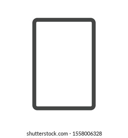 Tablet icon isolated on white background. Gadget symbol modern, simple, vector, icon for website design, mobile app, ui. Vector Illustration