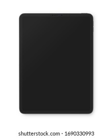 Icono del comprimido aislado en fondo blanco. Símbolo de gadget moderno, simple, vector, icono para el diseño del sitio web, aplicación móvil, ui. Comprimido vectorial en diseño de marco fino.
