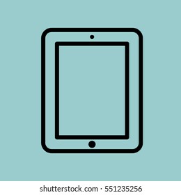 tablet icon. isolated sign symbol