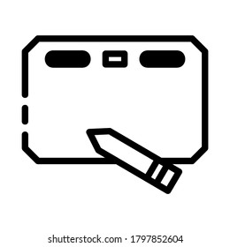 tablet icon or logo isolated sign symbol vector illustration - high quality black style vector icons
