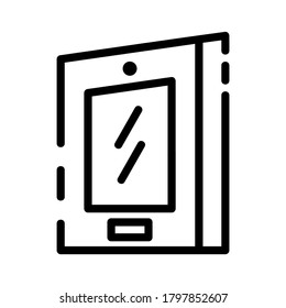 tablet icon or logo isolated sign symbol vector illustration - high quality black style vector icons
