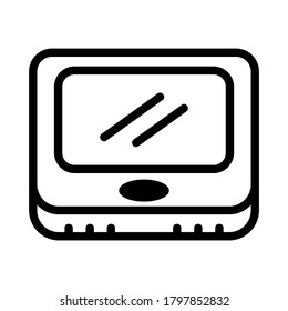 tablet icon or logo isolated sign symbol vector illustration - high quality black style vector icons
