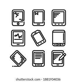 tablet icon or logo isolated sign symbol vector illustration - Collection of high quality black style vector icons
