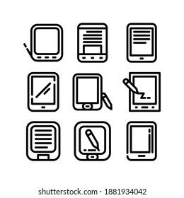 tablet icon or logo isolated sign symbol vector illustration - Collection of high quality black style vector icons

