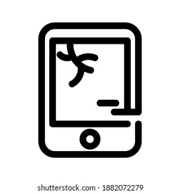 tablet icon or logo isolated sign symbol vector illustration - high quality black style vector icons
