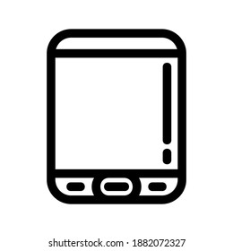 tablet icon or logo isolated sign symbol vector illustration - high quality black style vector icons
