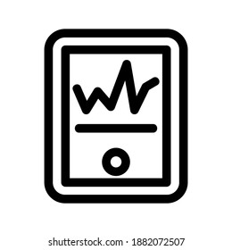tablet icon or logo isolated sign symbol vector illustration - high quality black style vector icons
