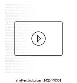 the tablet icon . Lorem Ipsum Illustration design