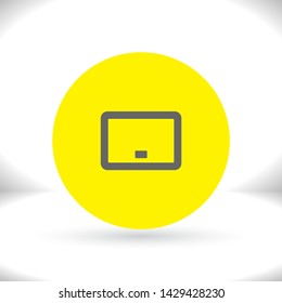 the tablet icon . Lorem Ipsum Illustration design