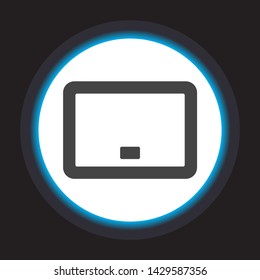 the tablet icon . Lorem Ipsum Illustration design
