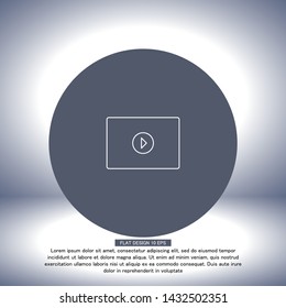 the tablet icon . Lorem Ipsum Illustration design